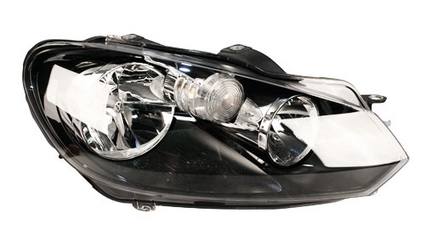 VW Headlight Assembly - Passenger Side (Halogen) 5K0941006D